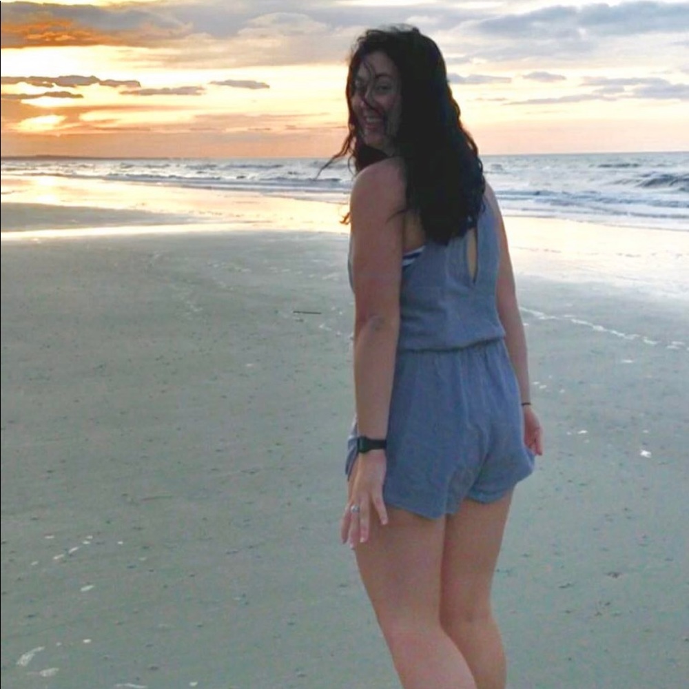 Gray romper